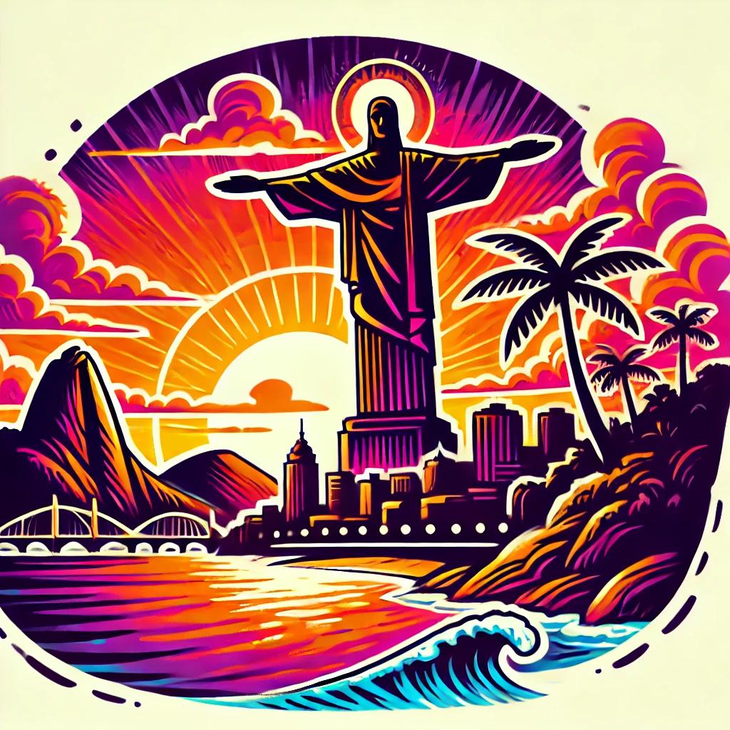 SUNSET IN RIO